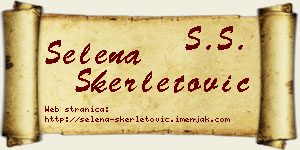 Selena Skerletović vizit kartica